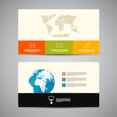 Poster - Paper Business Card Template