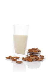 Canvas Print - Almond milk.