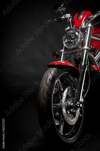 Naklejka dekoracyjna Red motorcycle
