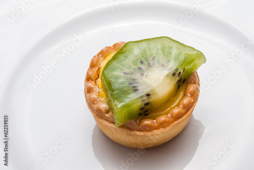 Fotografie, Obraz Pasticcino di kiwi, dessert dolce, cucina italiana