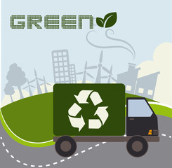 Wall Mural - eco green design