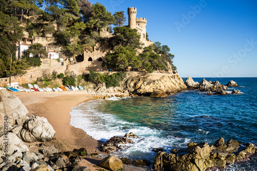 Obraz na płótnie canvas czteroczęściowy "tetraptyk" Lloret de mar