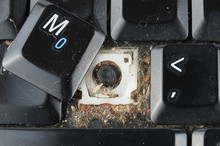 Dirty Laptop Keyboard