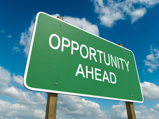 Poster - Road sign to opportunity