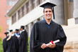 young male university graduate