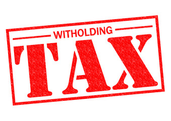 Sticker - WITHOLDING TAX