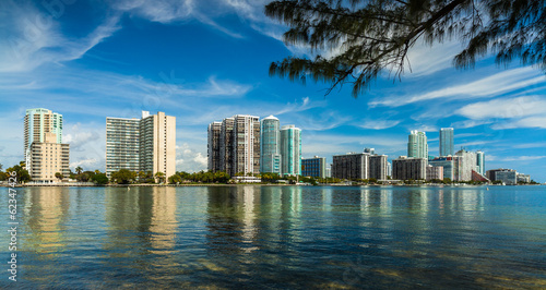 Plakat na papierze fotorealistycznym Panoramę Miami