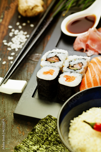 Naklejka samoprzylepna Sushi