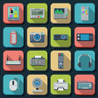 © Ulvur - Electronic flat icons vector set