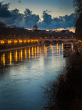 Fototapeta Londyn - The River Tiber, Rome, Italy
