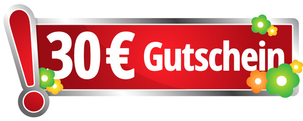 Sticker - 30 € Gutschein