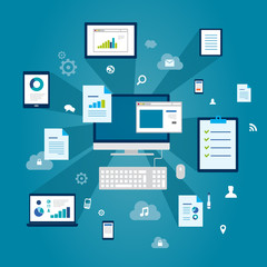 Wall Mural - internet