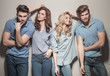 © Viorel Sima - casual fashion women looking at their men