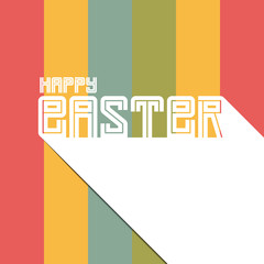 Wall Mural - Happy Easter Typography Background