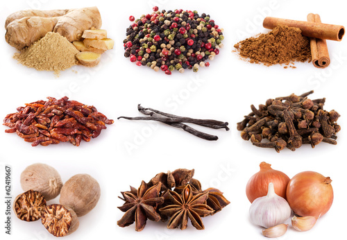 Fototapeta dla dzieci Collection of spices