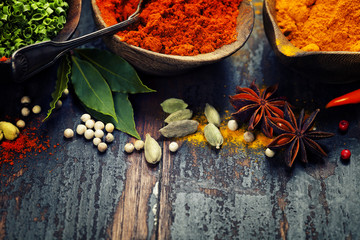 Wall Mural - Spices and herbs