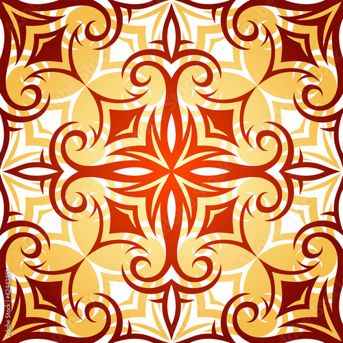 Board z aluminiowym obramowaniem Klasyczny bezszwowy ornament