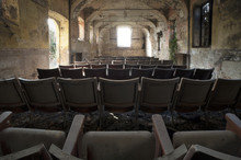 Old Abandoned Theater In Mansion