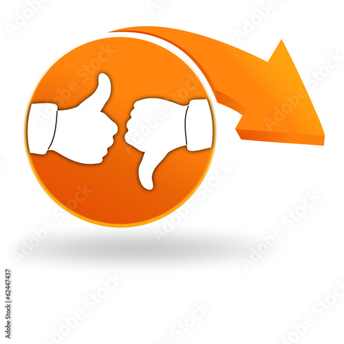 donner son avis sur bouton orange Vecteur Stock Adobe Stock