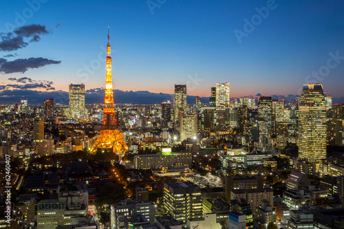 Fotoboard na płycie Wieża Tokyo