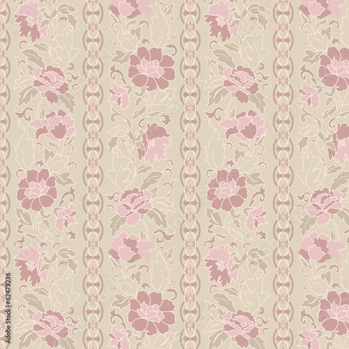 Naklejka na drzwi Floral abstract background; seamless