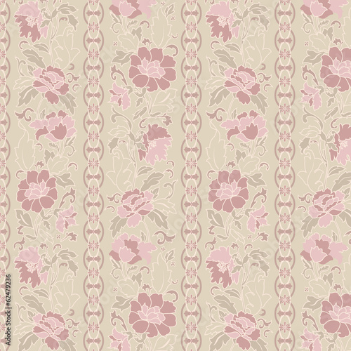 Fototapeta do kuchni Floral abstract background; seamless