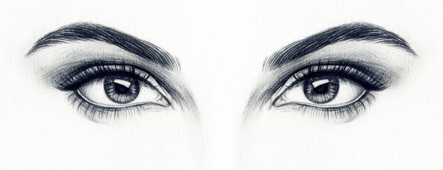Canvas Print - woman eyes