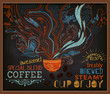 Chalkboard Poster for Coffee Shop