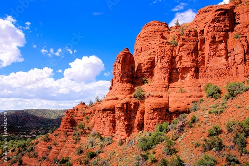 Fotoboard na płycie Malownicze czerwone klify w sedona, arizona, usa