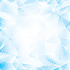 Aufkleber - Abstract light blue glass or ice background.