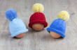 knitted egg warmers