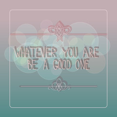 Vector background with quote