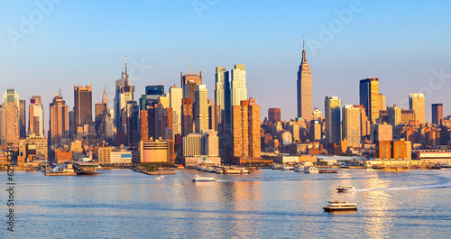 Naklejka samoprzylepna Panoramę Manhattanu