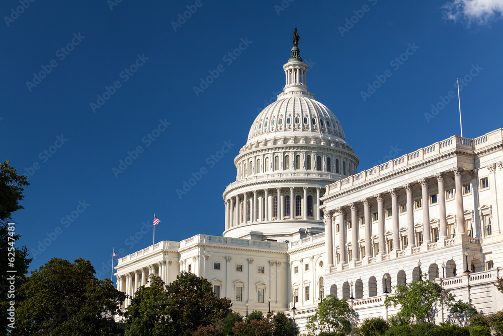United States Capitol Building, Washington, DC - obrazy, fototapety, plakaty 