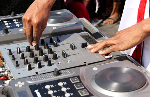 Photo  Dj Deck And Hands