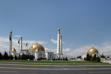Wall Mural - Mosque in Kipchak and mausoleum, in which the former president o