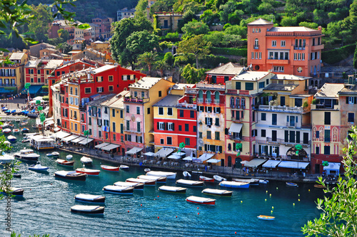 Tapeta ścienna Niesamowita seria italia - luksusowe portofino, liguria