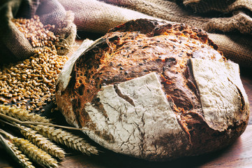 Wall Mural - Freshly baked traditional bread