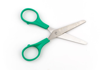 Scissors isolated white background