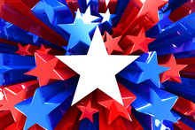 Red, White And Blue Stars