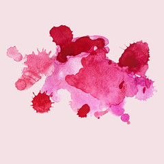 Wall Mural - watercolour blots, splash, vector illustration