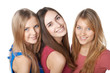 © paffy - Closeup of three girls friends