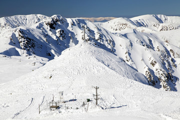 Wall Mural - Snowy nature on hill Chopok - Low Tatras mountains, Slovakia