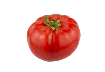 Wall Mural - Red Tomato. Isolated on white background