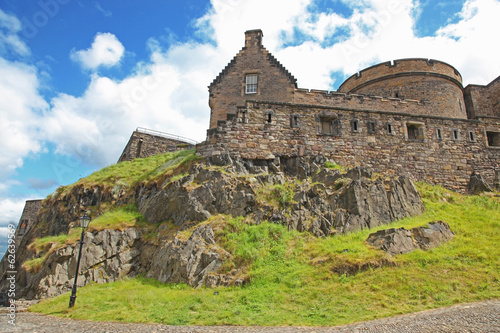 Naklejka samoprzylepna Edinburgh castle, scotland, uk