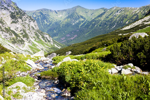 Board z aluminiowym obramowaniem Wysokie Doliny, Wysokie Tatry, Słowacja