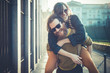 © Eugenio Marongiu - young modern stylish couple urban