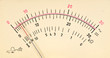 Vintage analog scale