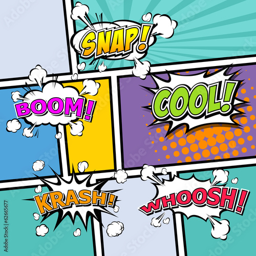 komiks-szablon-wektor-pop-art