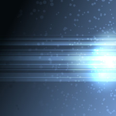 Wall Mural - Bright blue sparkes background with lines